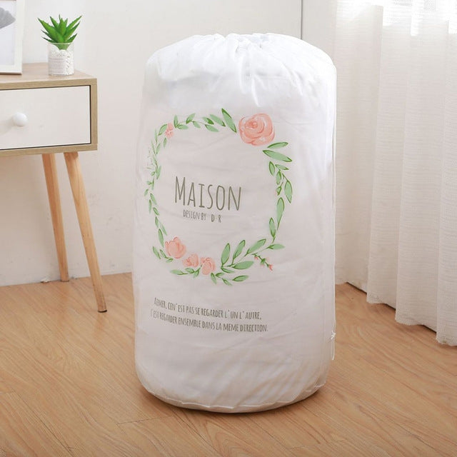 Borsa da imballaggio per trapunta impermeabile a prova di umidità per uso domestico di grande capacità, Striped Deer, Cute Beer, Cactus, Garlands