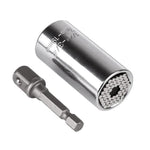 Set di teste per chiavi dinamometriche universali, manicotti per prese da 7-19 mm, boccola a cricchetto per trapano elettrico, chiave magica, utensili multimano, 7-19mm Wrench