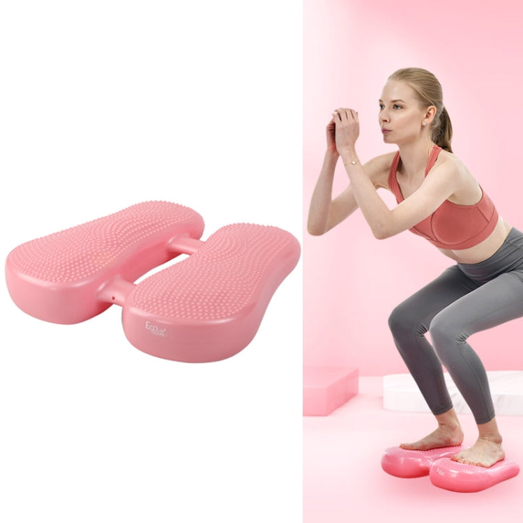 Home Fitness Yoga Balance Foot Pad gonfiabile Aerobic Step Training Leg Relax Massage Pad, Yoga Inflatable Massage Pad (Blue), Yoga Inflatable Massage Pad (Pink)