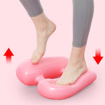 Home Fitness Yoga Balance Foot Pad gonfiabile Aerobic Step Training Leg Relax Massage Pad, Yoga Inflatable Massage Pad (Blue), Yoga Inflatable Massage Pad (Pink)