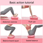 Home Fitness Yoga Balance Foot Pad gonfiabile Aerobic Step Training Leg Relax Massage Pad, Yoga Inflatable Massage Pad (Blue), Yoga Inflatable Massage Pad (Pink)