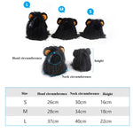 2 PCS Pet Dog Cat Imitazione Leone Copricapo Copricapo Parrucca Cappello, S, M, L