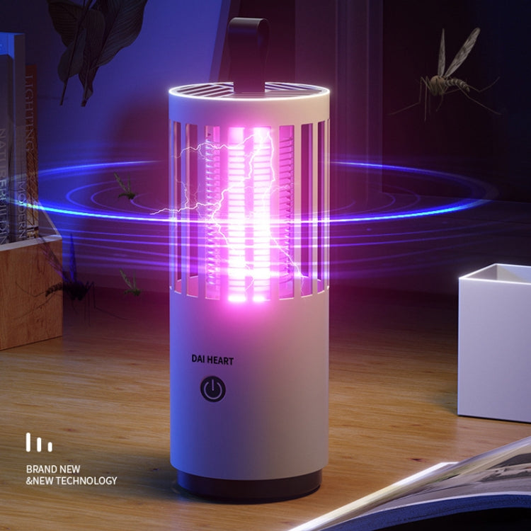 DAI HEART Lampada antizanzare elettrica per uso domestico Fotocatalizzatore per esterni Mosquito Killer,Stile:, USB Direct Plug, Rechargeable