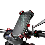 Kewig Reflection To Fall Staffa per bicicletta antiurto Supporto per cellulare a quattro artigli per moto, M113-A