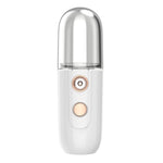 Spruzzatore umidificante di bellezza per dispositivo di reintegro dell'acqua ricaricabile portatile da 2 pezzi, No.3 White, No. 4 White