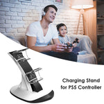 Caricabatterie doppio per controller PS5 con Bluetooth