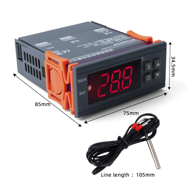 Regolatore temperatura digitale LCD MH-1210W -50/+110°C
