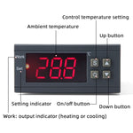 Regolatore temperatura digitale LCD MH-1210W -50/+110°C