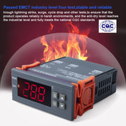 MH-1210W LCD Digital Temperature Controller Thermocouple Thermostat with Sensor Thermometer, Temperature Range: -50 to 110 Degrees Celsius, MH-1210W