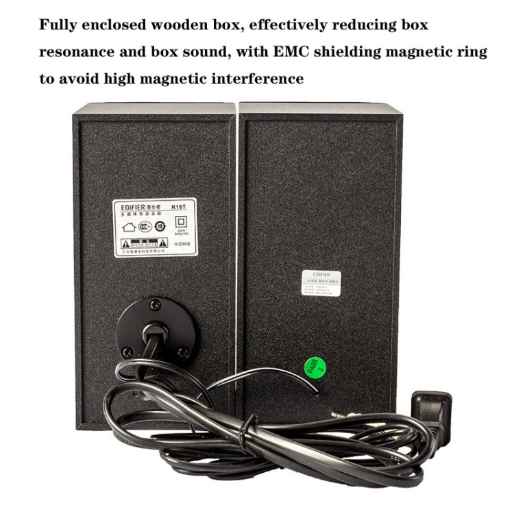 Edifier R18T Notebook Computer desktop Mini Altoparlante Subwoofer piccolo, spina americana, R18T