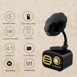 Ft-05 Wireless Retro Bluetooth Altoparlante Grammofono Mini Player