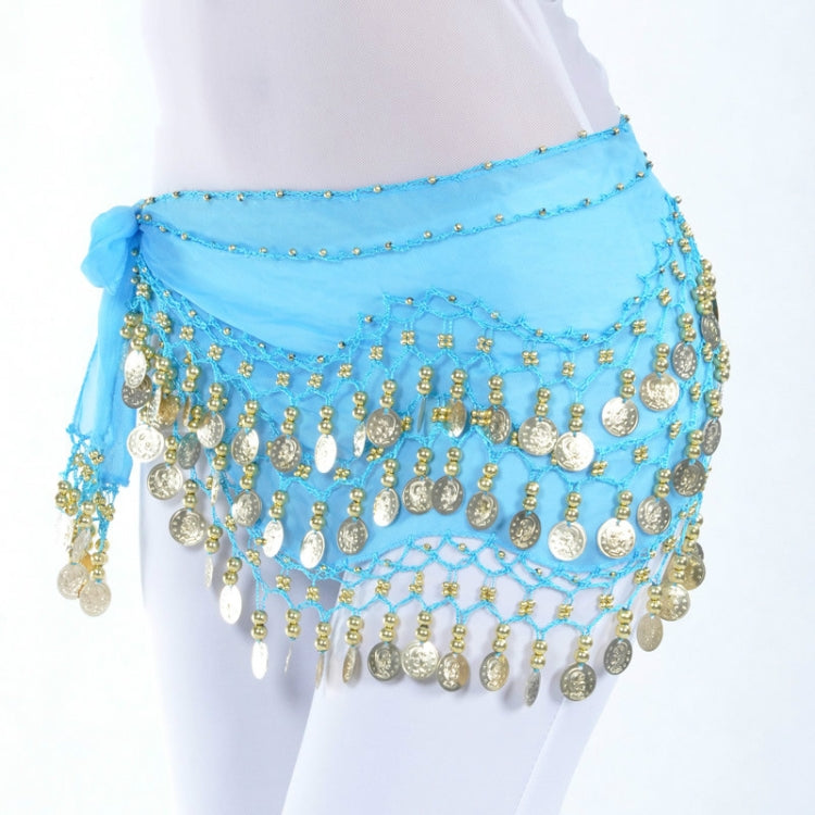 Accessori per sciarpe per danza del ventre da donna Gonna con cintura a 3 file Avvolgente con catena in vita per danza del ventre Abbigliamento da danza per adulti, One Size