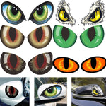 10 pezzi Adesivo per auto riflettente per auto Specchietto retrovisore Adesivo divertente per occhi Adesivo decorativo per corpo con blocco graffi 3D