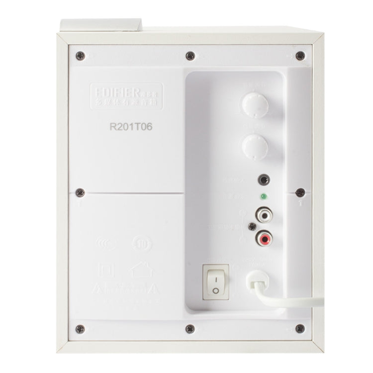 Edifier R201T06 Altoparlanti per computer multimediali, spina americana, R201T06 White, R201T06 Black