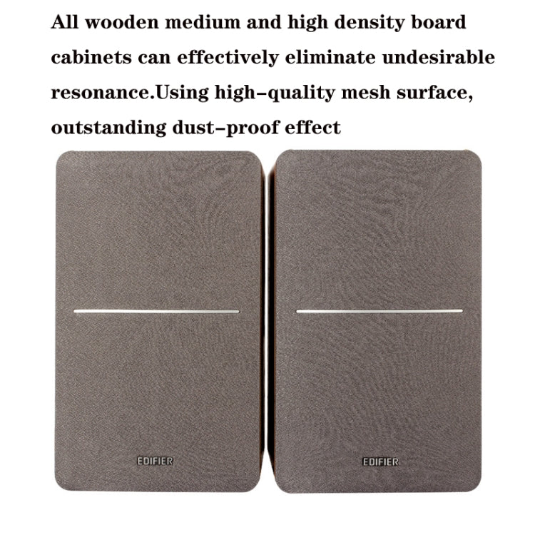Edifier R1200TII Subwoofer per notebook audio in legno per computer, spina americana, R1200TII Wood Grain