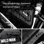 WILD MAN ES19 Bicicletta EVA Borsa a triangolo con guscio rigido Borsa a trave anteriore per mountain bike, ES19 (Black)