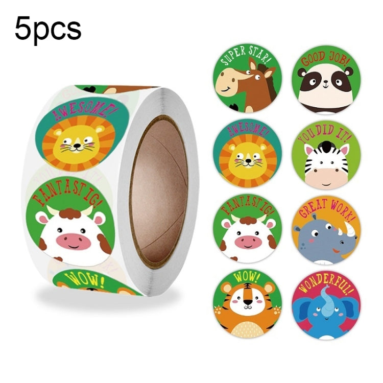 15 PCS Modello di cartone animato per insegnanti Divertimento Incoraggia adesivi di cancelleria Confezione regalo Adesivi sigillanti per sacchetti