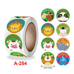 15 PCS Modello di cartone animato per insegnanti Divertimento Incoraggia adesivi di cancelleria Confezione regalo Adesivi sigillanti per sacchetti