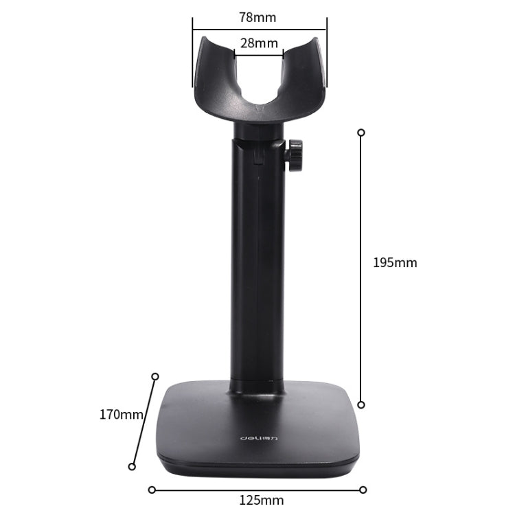 Adjustable ABS Bracket for Deli 15130 Wireless Scanner