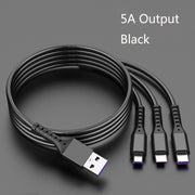 Cavo di ricarica rapida 3 in 1 USB