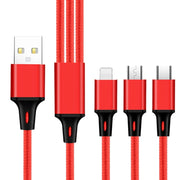 Cavo di ricarica rapida 3 in 1 USB