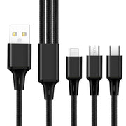 Cavo di ricarica rapida 3 in 1 USB