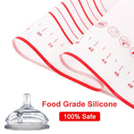 Tappetino antiaderente in teflon ispessito Tappetino antiscivolo per impastare in silicone, 26 x 29cm, 30 x 40cm red, 40 x 50cm, 50 x 60cm, 50 x 70cm, 60 x 60cm, 60 x 80cm