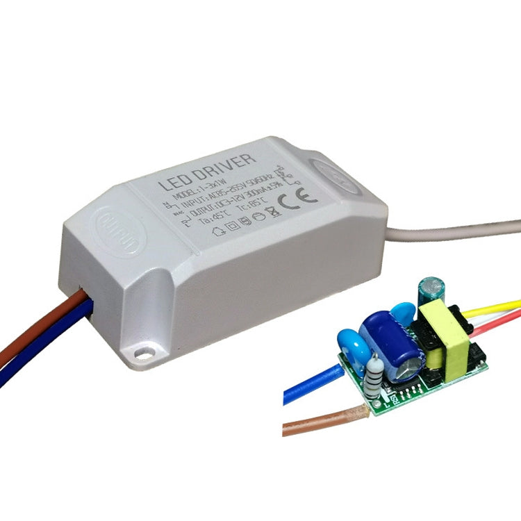 Alimentatore per unità di isolamento a due colori 85-265 V Alimentatore per unità a bulbo/da incasso/plafoniera ad ampia pressione, 3 PCS 1-3W, 3 PCS 4-7W, 2 PCS 8-12W, 2 PCS 12-18W, 18-25W, 25-36W