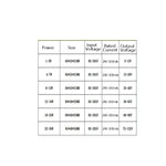 Alimentatore per unità di isolamento a due colori 85-265 V Alimentatore per unità a bulbo/da incasso/plafoniera ad ampia pressione, 3 PCS 1-3W, 3 PCS 4-7W, 2 PCS 8-12W, 2 PCS 12-18W, 18-25W, 25-36W