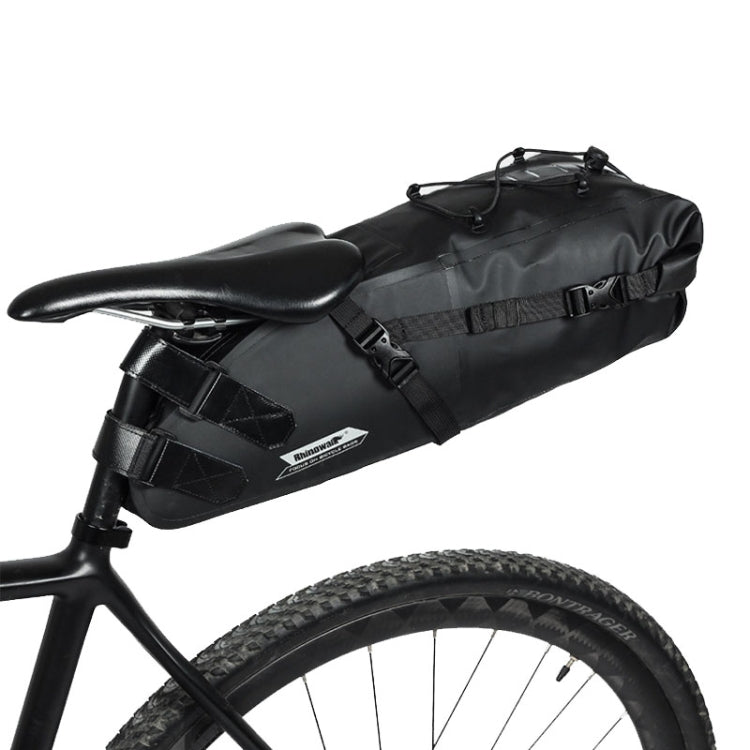 Rhinowalk RK19511 Borsa da sella per bicicletta completamente impermeabile Borsa da bici da strada di grande capacità, RK19511 Black 10L, RK19512 Black 5L, RK19513 Black 13L