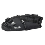 Rhinowalk RK19511 Borsa da sella per bicicletta completamente impermeabile Borsa da bici da strada di grande capacità, RK19511 Black 10L, RK19512 Black 5L, RK19513 Black 13L