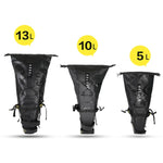 Rhinowalk RK19511 Borsa da sella per bicicletta completamente impermeabile Borsa da bici da strada di grande capacità, RK19511 Black 10L, RK19512 Black 5L, RK19513 Black 13L