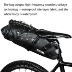 Rhinowalk RK19511 Borsa da sella per bicicletta completamente impermeabile Borsa da bici da strada di grande capacità, RK19511 Black 10L, RK19512 Black 5L, RK19513 Black 13L