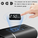 YANTU A31 Car Smart Digital Display Air Pump Pompa per pneumatici portatile elettrica, specifica:, A31 Wired Version Black, A31 Wireless Version Black