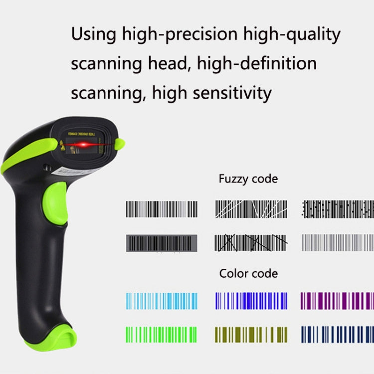 Scanner wireless laser 1D e 2D con Bluetooth e USB