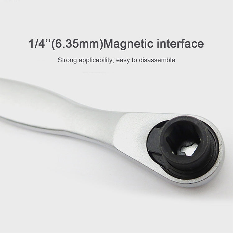 Chiave a testa singola esagonale 1/4" 95mm
