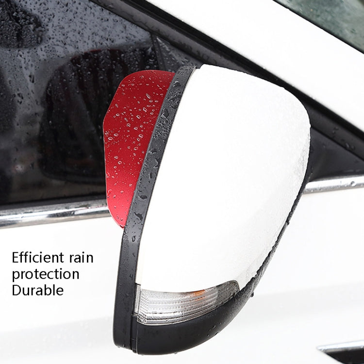 Specchietto retrovisore per auto Copertura per sopracciglio antipioggia Specchietto per catering Scudo antipioggia in lega di alluminio, DM-104 (Black), DM-104(Red), DM-104 (Silver)