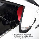Specchietto retrovisore per auto Copertura per sopracciglio antipioggia Specchietto per catering Scudo antipioggia in lega di alluminio, DM-104 (Black), DM-104(Red), DM-104 (Silver)