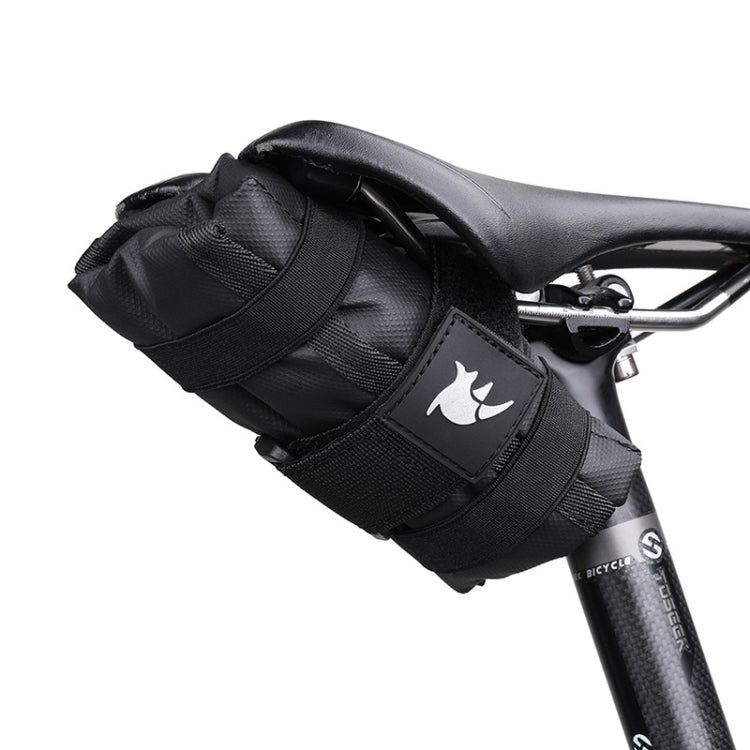 Rhinowalk RK5100 Borsa portaoggetti per attrezzi da bicicletta Borsa da sella per mountain bike, RK5100 (Black), RK5100 (Gray)