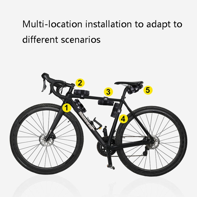Rhinowalk RK5100 Borsa portaoggetti per attrezzi da bicicletta Borsa da sella per mountain bike, RK5100 (Black), RK5100 (Gray)