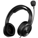 Edifier USB K5000 Cuffia per esame fittizio Cuffia per addestramento orale online Class Education, Lunghezza cavo: 2,8 m, K5000