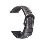 Cinturino per orologio intelligente a sgancio rapido Cinturino retrò in pelle di cavallo pazzo per Samsung Huawei, dimensioni:, 20mm  (Dark Brown Black Buckle), 20mm (Deep Brown Silver Buckle), 20mm (Light Brown Black Buckle)                           ...