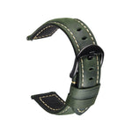 Cinturino per orologio intelligente a sgancio rapido Cinturino retrò in pelle di cavallo pazzo per Samsung Huawei, dimensioni:, 20mm  (Dark Brown Black Buckle), 20mm (Deep Brown Silver Buckle), 20mm (Light Brown Black Buckle)                           ...