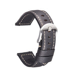 Cinturino per orologio intelligente a sgancio rapido Cinturino retrò in pelle di cavallo pazzo per Samsung Huawei, dimensioni:, 20mm  (Dark Brown Black Buckle), 20mm (Deep Brown Silver Buckle), 20mm (Light Brown Black Buckle)                           ...