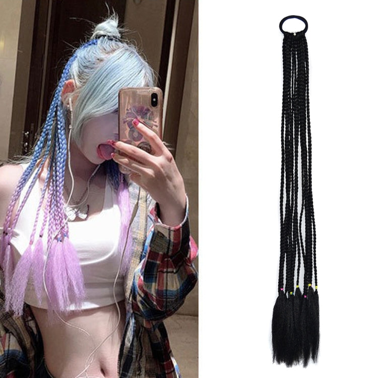 2 PCS FQXBMW Treccia Colorata Fascia per Capelli Parrucche Seta di Mais Dreadlocks Colorati Coda di Cavallo, Colore:, 1, 02, 06, 07, 08, 15, 18, 20, 24, 26, 27, 35, 44, 49, 50, 56, 29, 31, 55