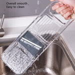 Grattugia per fette di patate multifunzione Slicker Gadget da cucina, Three Knives Gray, Six Knives Gray