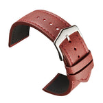 Piccolo cinturino in pelle bovina con trama rotta adatto per Huawei Watch, 20mm, 22mm