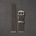 Piccolo cinturino in pelle bovina con trama rotta adatto per Huawei Watch, 20mm, 22mm