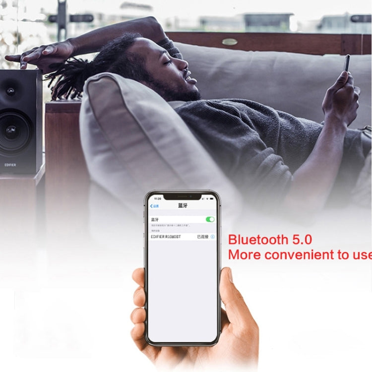 Altoparlante da tavolo Bluetooth Edifier R1080BT, spina americana, R1080BT White, R1080BT Black