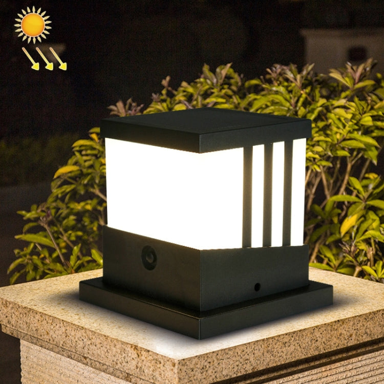 Lampada solare da esterni impermeabile a colonna 15cm
